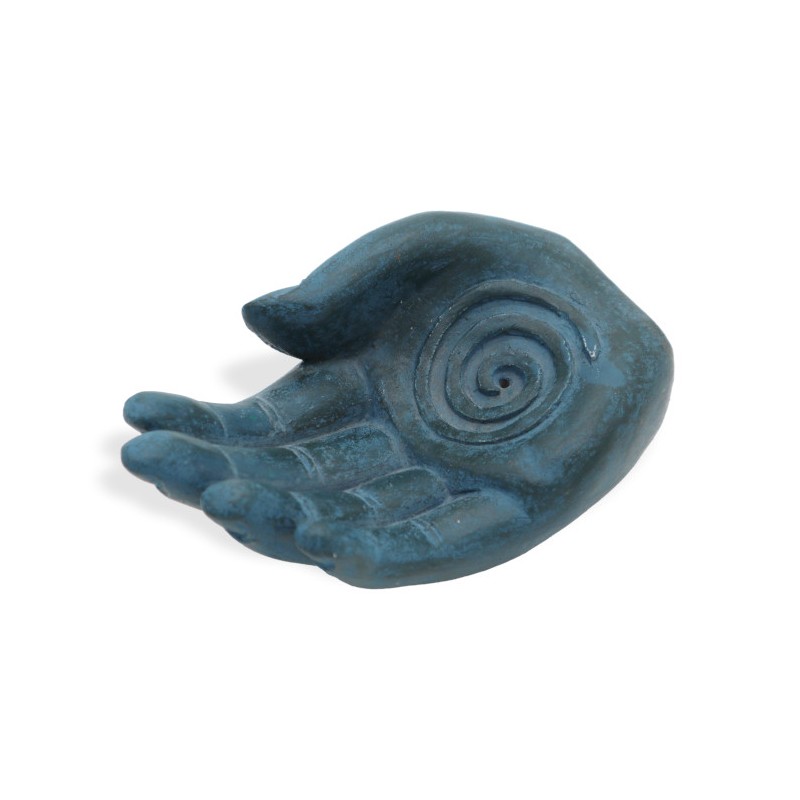 Incense Burner - Fertility (Blue)-STONE INCENSE HOLDER AND CANDLE HOLDER-HOSTENATURA