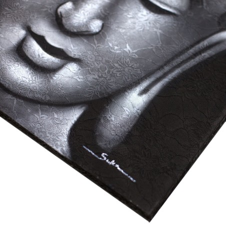 Obraz Buddy - Detal z brokatu miedzianego - 80x60cm