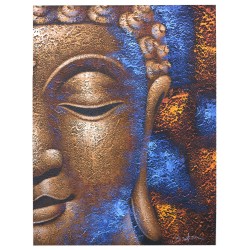 Peinture Bouddha - Visage Cuivré