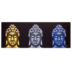 Peinture Bouddha - Trois points noirs