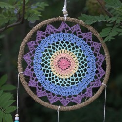 Dream Catcher - Elemente mari multicolore