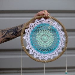 Dream Catcher - Medium turquoise elementen