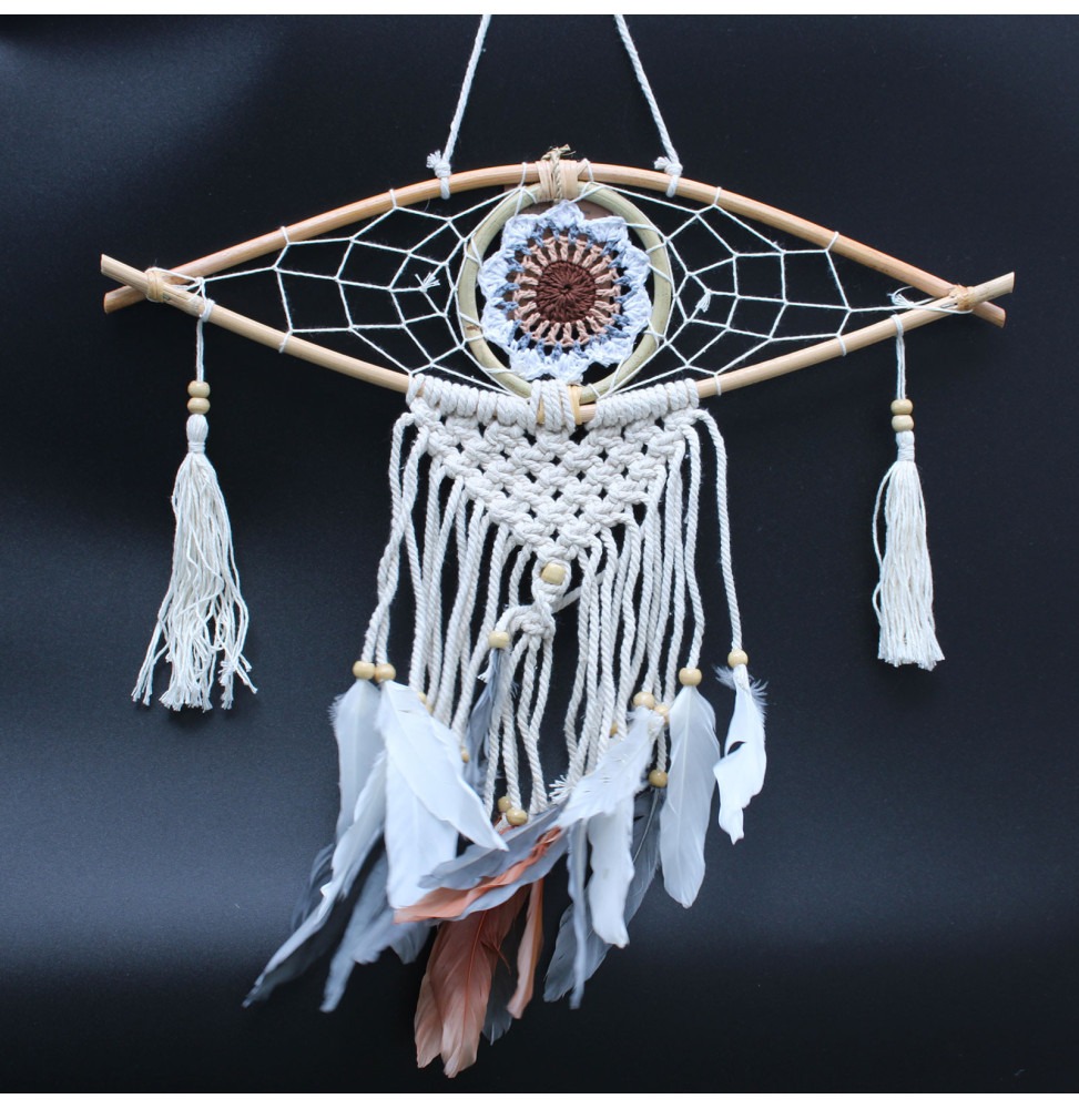 Atrapasueños - Sm Macramé Ojo Colores Surt-BALI DREAM CATCHER-HOSTENATURA