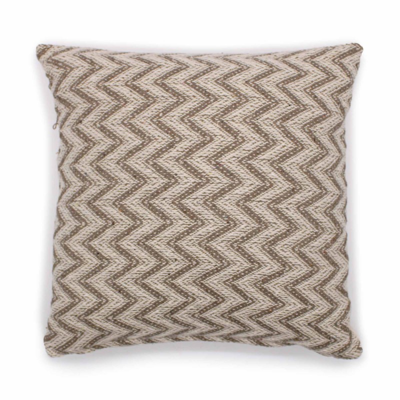 Fodera per cuscino classica - Ampio Chevron grigio - 40x40 cm-FODERE PER CUSCINI-HOSTENATURA