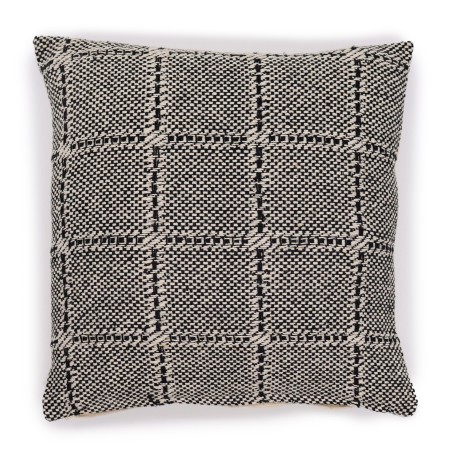 Fodera per cuscino classica - quadretti grigi - 40x40 cm
