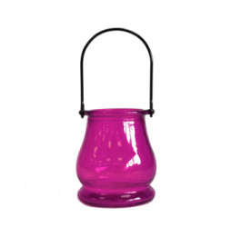 Lanterna de Vela Reciclada - Violeta