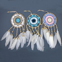 Blue Dream Catcher-Macramé 12cm (Assorted Colors)