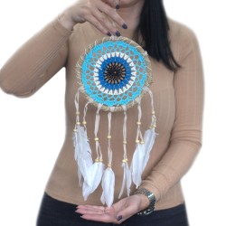 Dreamcatcher-Macramé Rosa 16cm (Cores Sortidas)