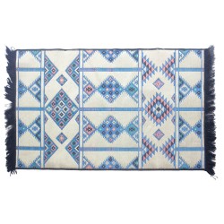 Kilim Tapete 125x80 cm - Azul Céu