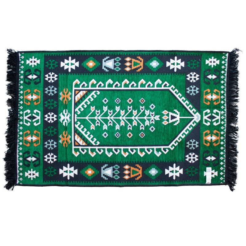 Covor Kilim 125x80 cm - Verde-COVOARE KILIM-HOSTENATURA