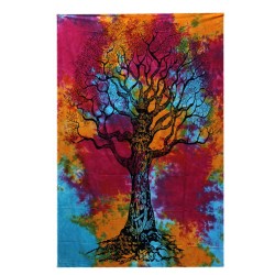 Single Cotton Quilt + Tapestry - Winter Tree