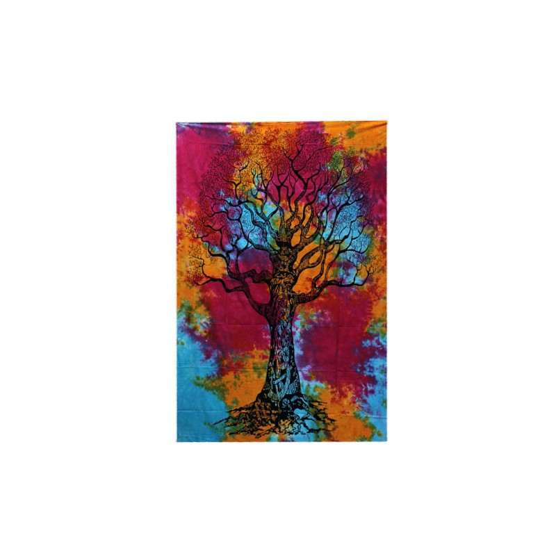 Single Cotton Quilt + Tapestry - Winter Tree-COTTON QUILTS-HOSTENATURA