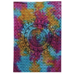 Double Cotton Quilt + Tapestry - Elephant Mandala