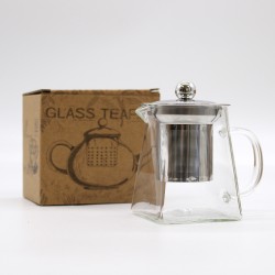 Glass Teapot - Tower Shape - 350ml