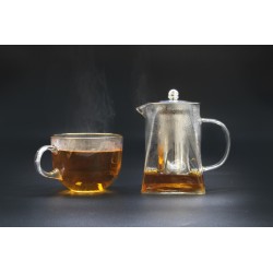 Glass Teapot - Tower Shape - 350ml