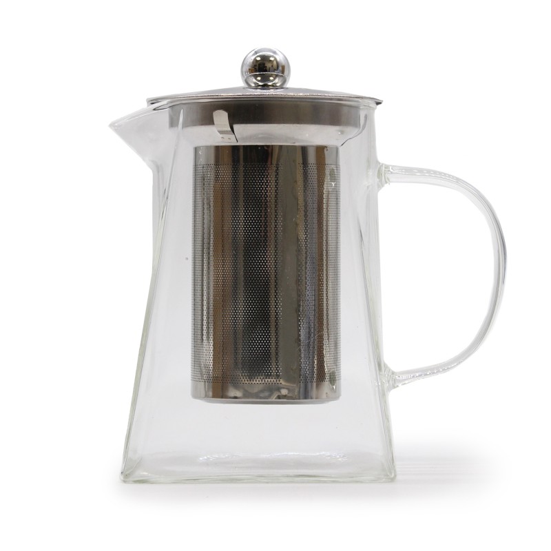 Théière en verre - Forme de tour - 750ml-THÉ-HOSTENATURA