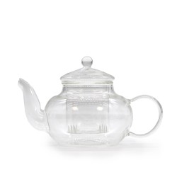 Glass Teapot - Round Pearl - 400ml