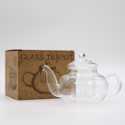 Glass Teapot - Round Pearl - 400ml