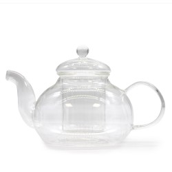 Glass Teapot - Round Pearl - 800ml