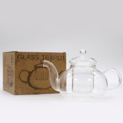 Glass Teapot - Round Pearl - 800ml