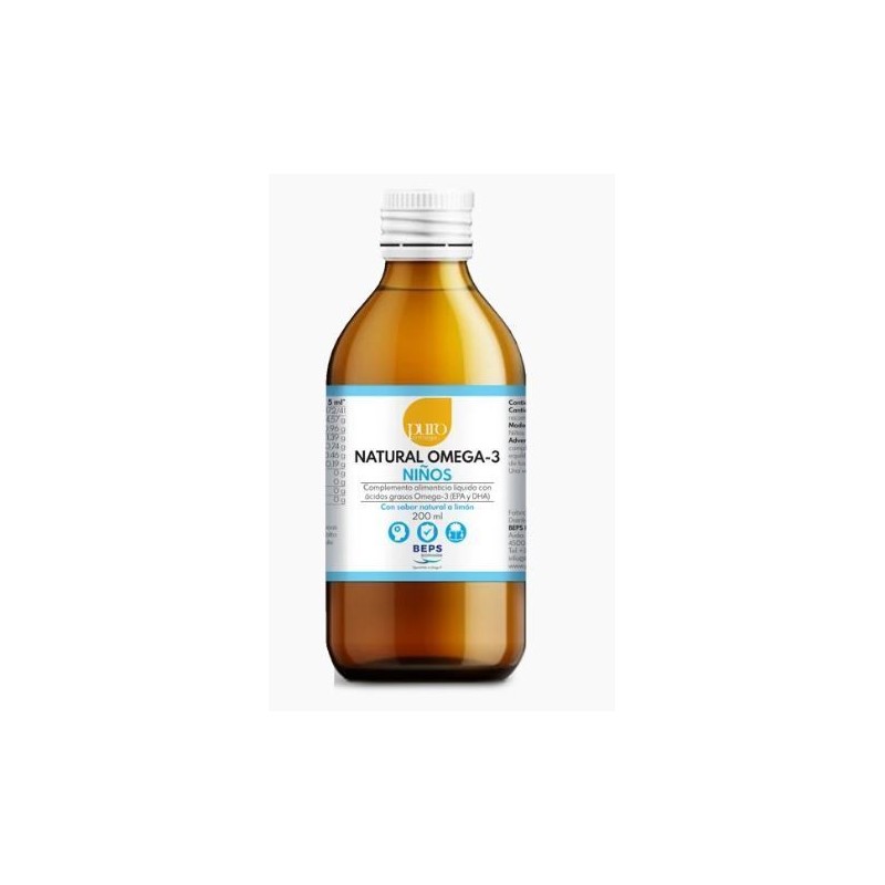 NATURAL OMEGA-3 COPII 200 ML-ACIZI GRAȘI ESENTIAL-HOSTENATURA