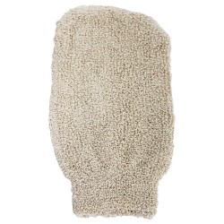 Elastic jute mix glove - Cream