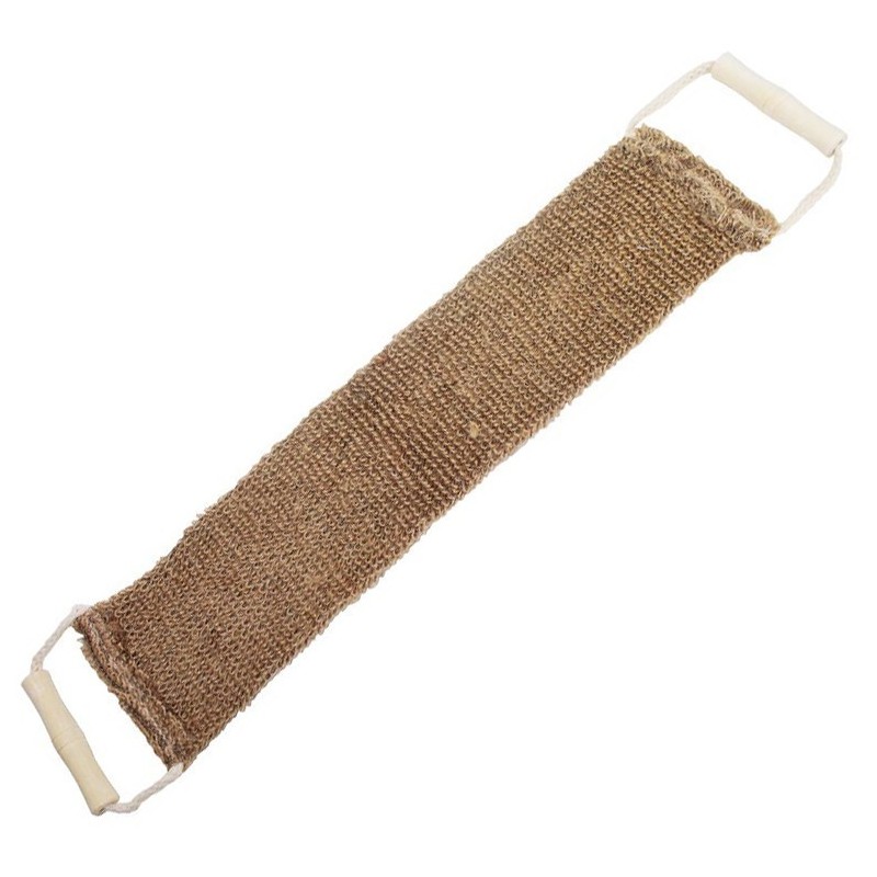 Jute exfoliating tape - Back-LUXURY BATH AND SPA SCRUBS-HOSTENATURA