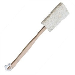 Lufa body scrub with long handle