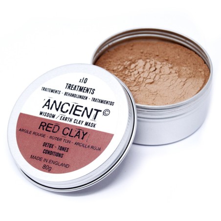 Mascarilla Arcilla Roja 80g - Pieles Grasas - Desintoxica y Tonifica la Piel