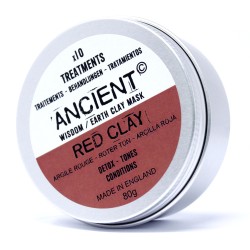 Red Clay Mask 80g - Oily Skin - Detoxifies and Tones the Skin