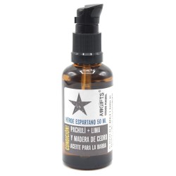 Beard Oil - Spartan Hero - Keep! - Patchouli, Lime & Cedar - 50ml