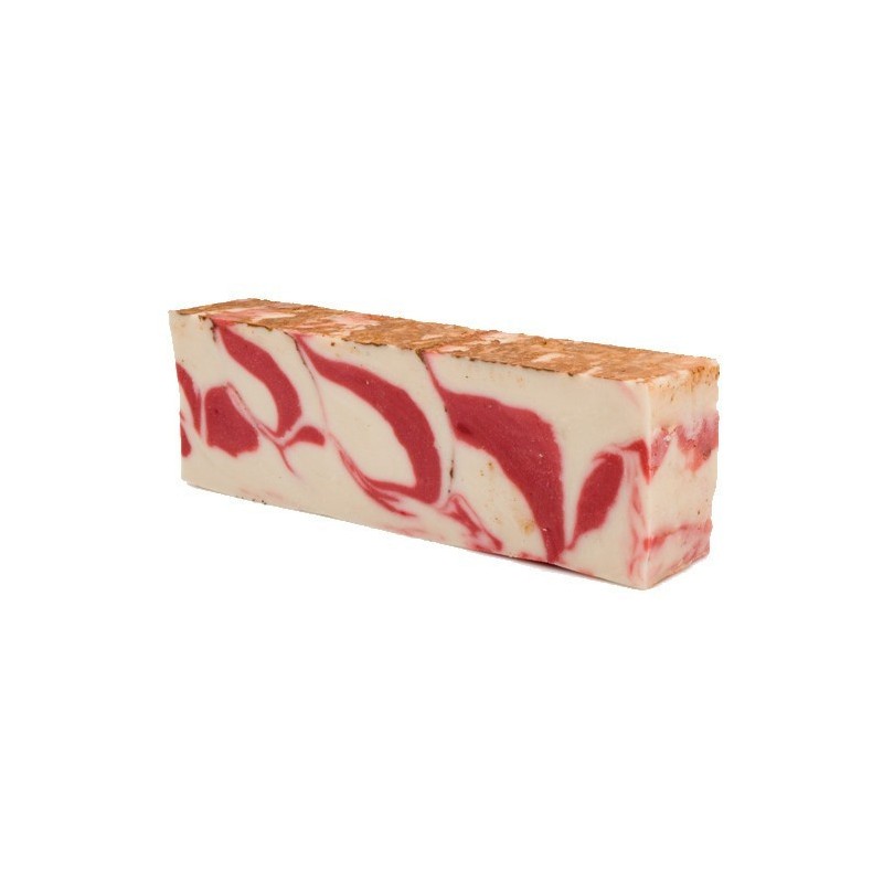 Red Clay Soap Bar 1.25kg-OLIVE OIL ARTISAN SOAP-HOSTENATURA