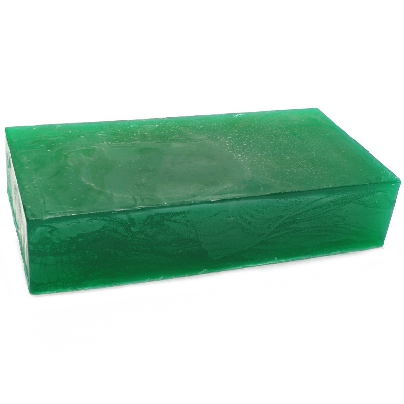 Menta - Verde chiaro - Barretta Aromaterapica 2Kg-SAPONI PROFESSIONALI PER AROMATERAPIA-HOSTENATURA