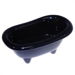 Mini bagni in ceramica - Nero