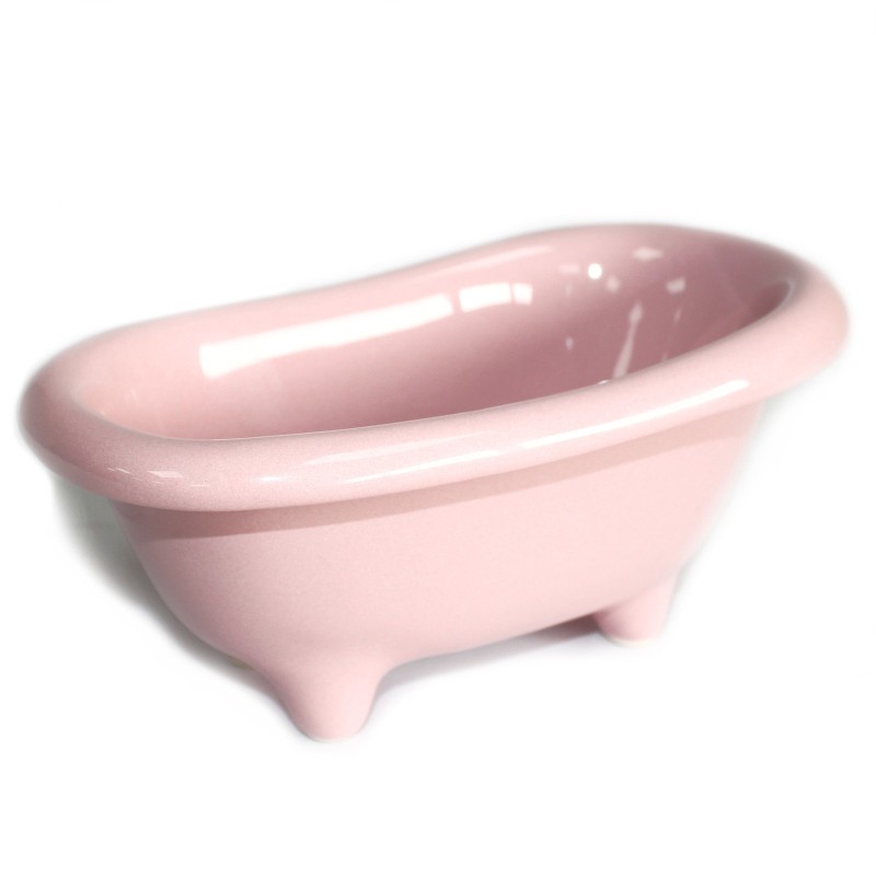 Mini baños de cerámica - rosa-MINI BAÑOS DE CERÁMICA-HOSTENATURA