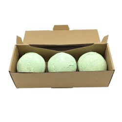 Lemon and eucalyptus bath bomb