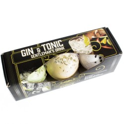 Set of 3 bath bombs gin & tonic