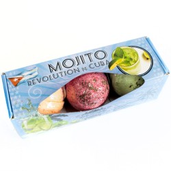 3 mojito bainu-bonba multzoa