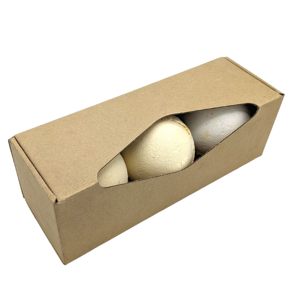 Bomba de Baño Merengue de Limón - Blanco y Amarillo-BATH BOMBS-HOSTENATURA