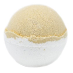 Lemon Meringue Bath Bomb - White and Yellow