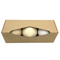 Lemon Meringue Bath Bomb - Wit en geel