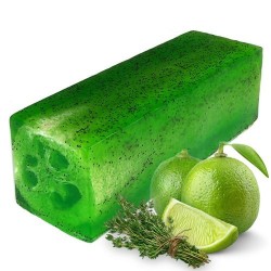 Exfoliation et massage au citron vert et au thym