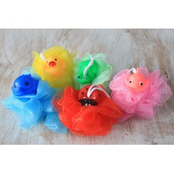 Bath Sponge - Squeaky toy 5 assorted 30gm