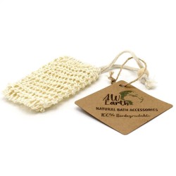 Natural soap bag - Washed jute