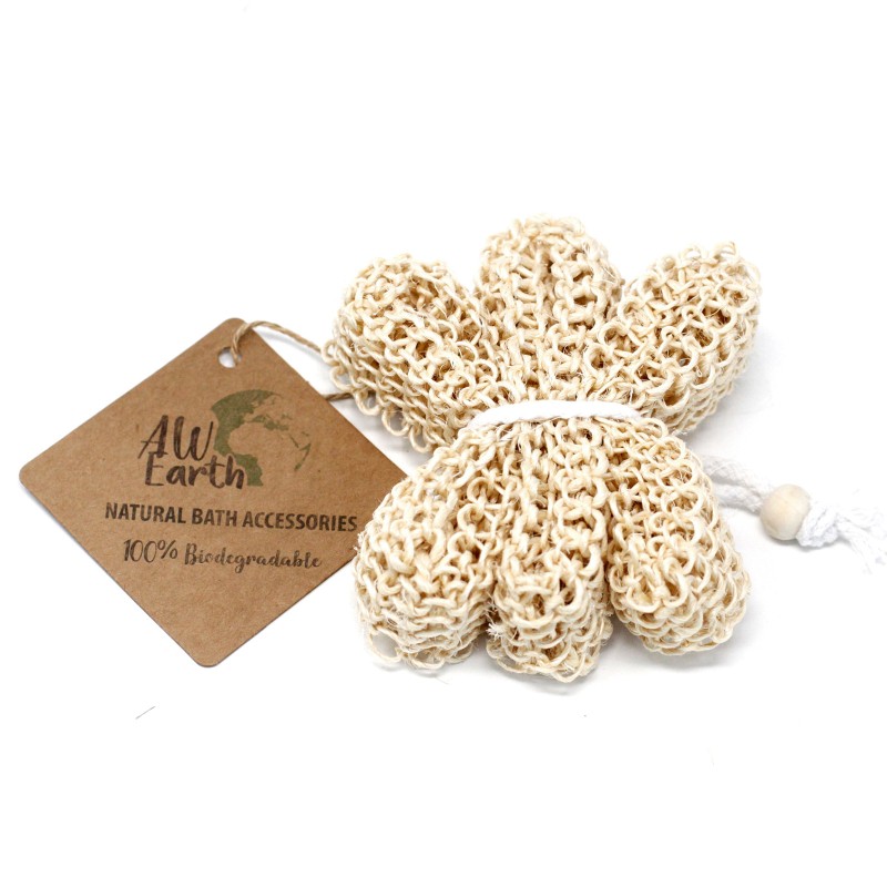 Sisal Sponge & Scrub - Exfoliating Star-SISAL EXFOLIATING SPONGES-HOSTENATURA