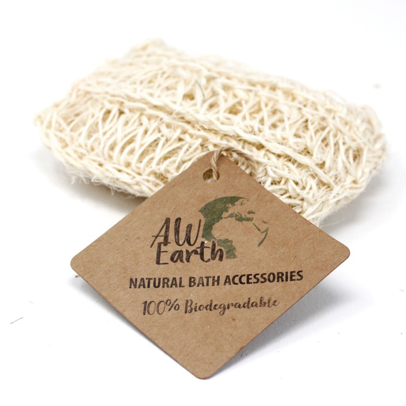 Sisal Sponge & Scrub - Coussin Exfoliant Doux-ÉPONGES EXFOLIANTES EN SISAL-HOSTENATURA