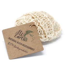 Sisal Sponge & Scrub - Soft Round Exfoliating Cushion