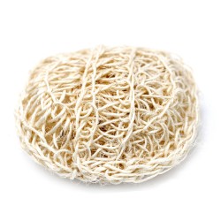 Sisal Sponge & Scrub - Coussin exfoliant rond doux