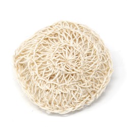 Sisal Sponge & Scrub - Coussin exfoliant rond doux