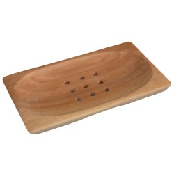 Classic mahogany soap dish - Rectangular